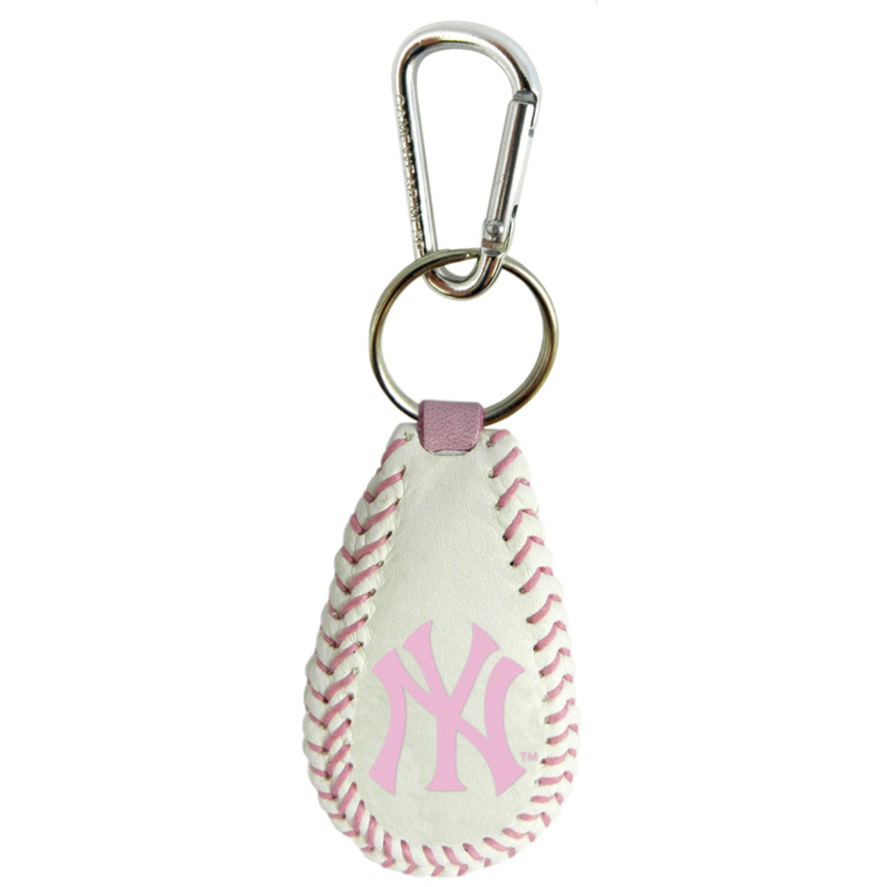 Gamewear New York Yankees Pink Baseball Keychain